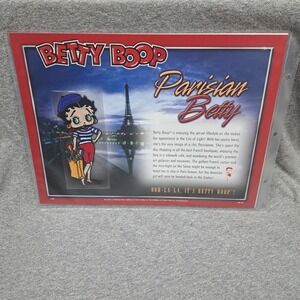 Betty‎ Boop Patch Parisian Betty Clothing Bag Patch Collectible Vintage France